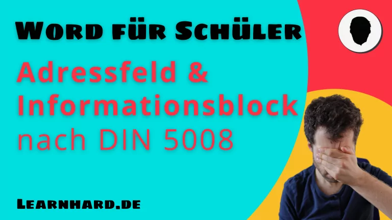 Mehr über den Artikel erfahren Word für Schüler erklärt: Adressfelder und Informationsblock nach DIN 5008 erstellen