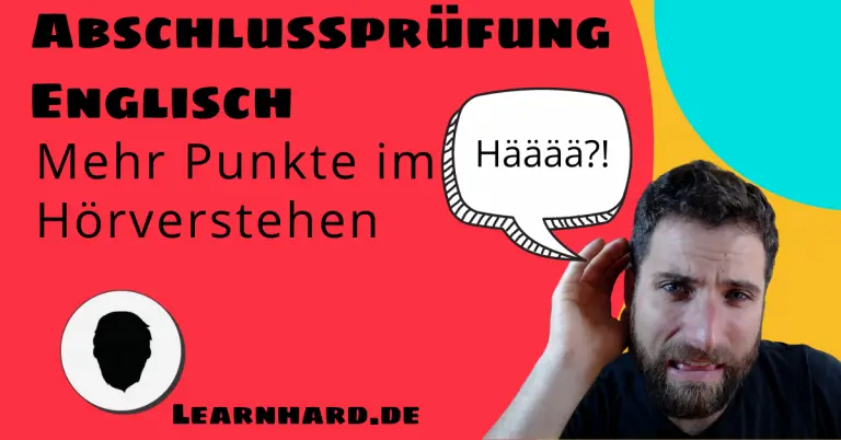 Mehr über den Artikel erfahren Abschlussprüfung Englisch – besser im Hörverstehen