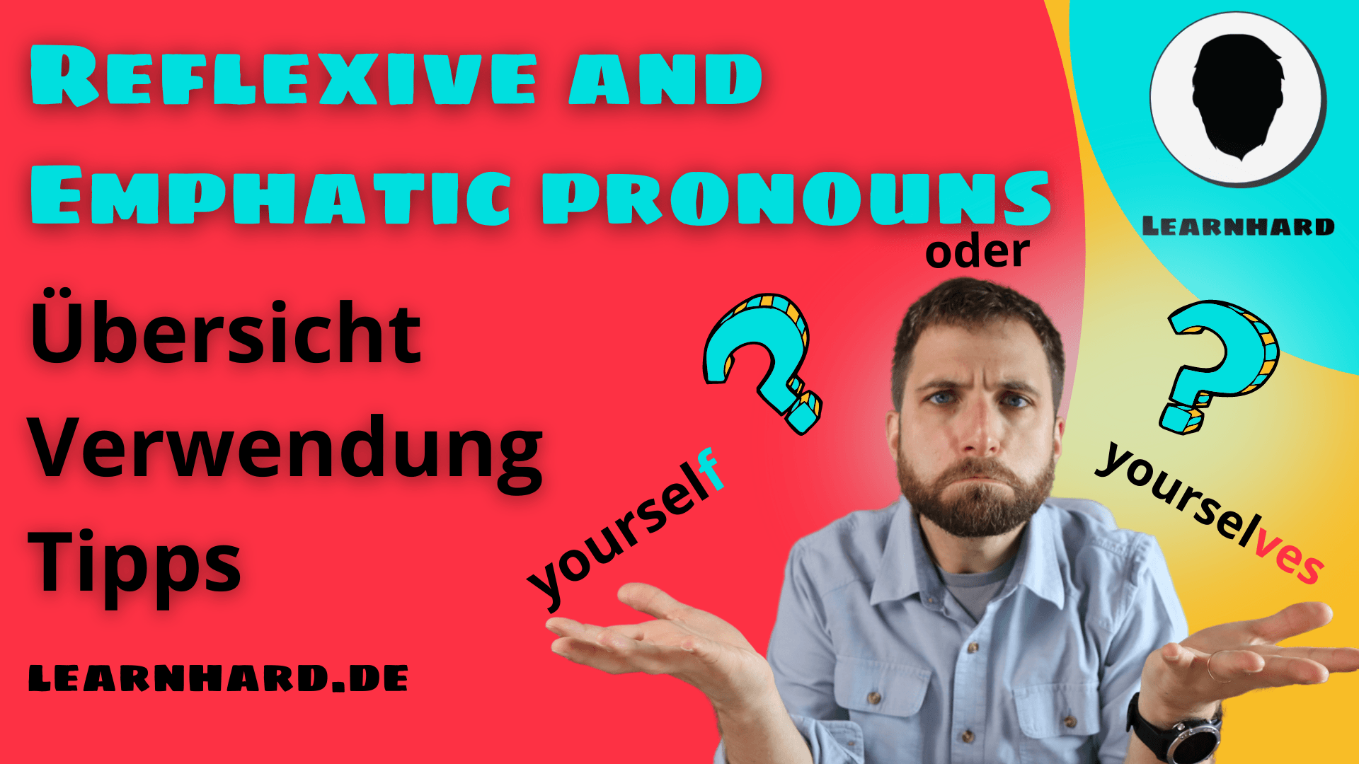 Read more about the article Reflexive und emphatic pronouns einfach auf Deutsch erklärt