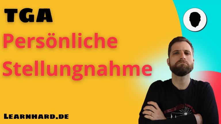 Mehr über den Artikel erfahren Persönliche Stellungnahme im TGA – die kleine Erörterung – Aufbau, Tipps und Beispiel